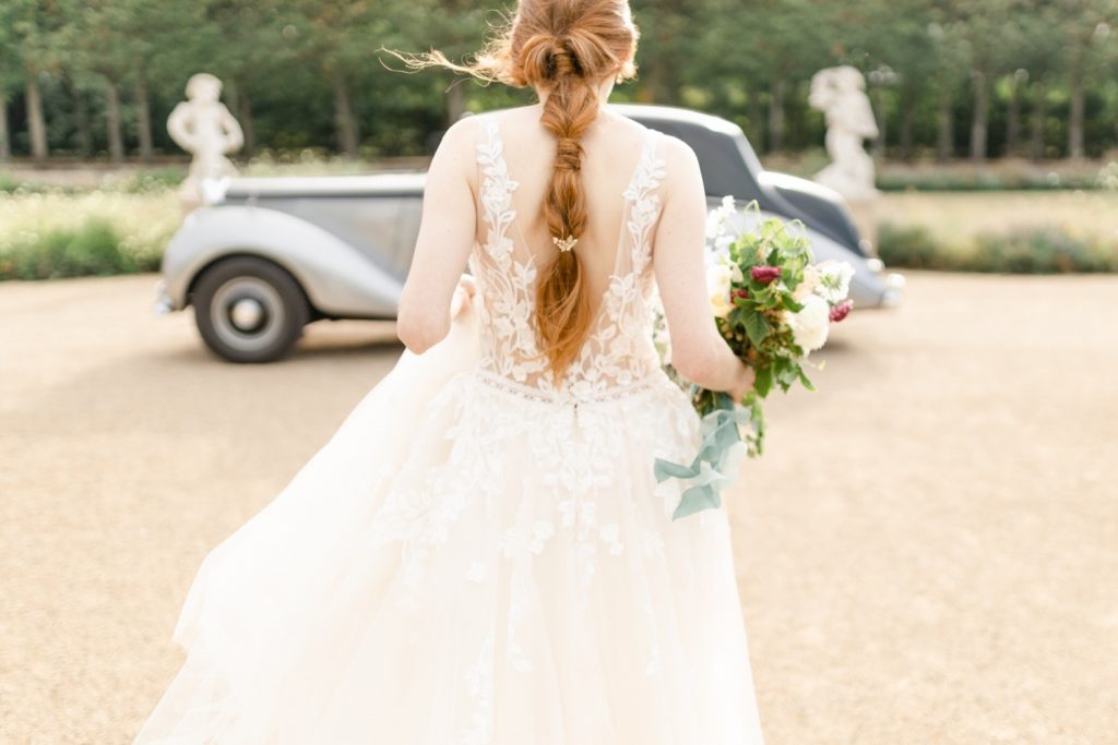 Bentley für Hochzeit im Schloss Friedrichsfelde mieten