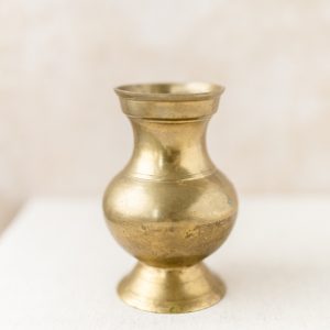 Messing Vase Antik - gold
