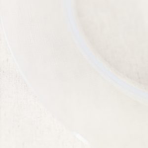 Platzteller - Milchglas