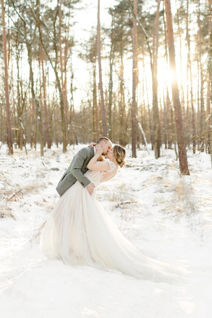 Schnee Shooting: Winter Hochzeit
